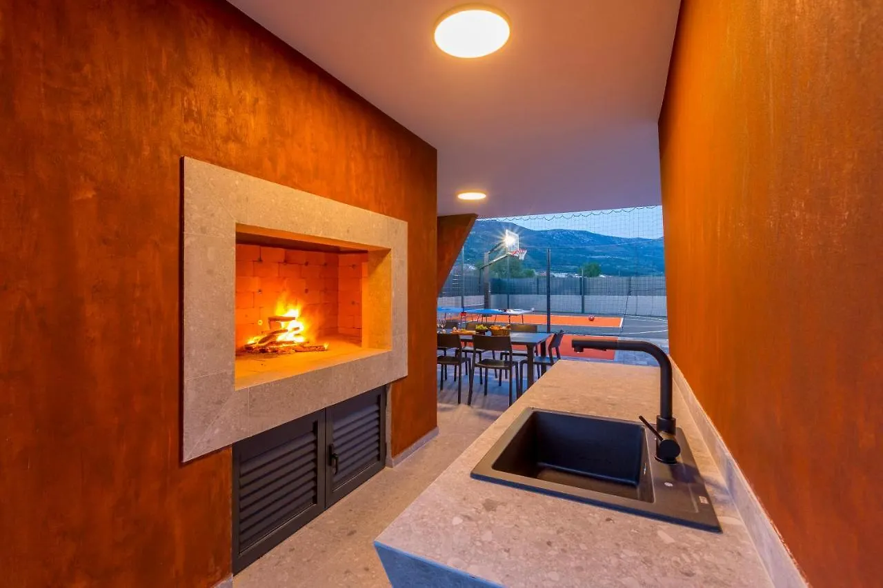 Villa Seven Hearts With Heated Pool And Private Basketball Playground Near Split Kastela 0*,  Croatia
